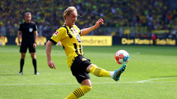 Julian Brandt of Borussia Dortmund. (Photo by Lars Baron/Getty Images)