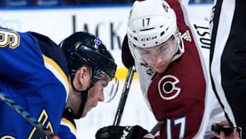 ST. LOUIS, MO - JANUARY 25: Paul Stastny
