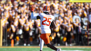 Kerby Joseph #25 of the Illinois Fighting Illini (Photo by David Berding/Getty Images)