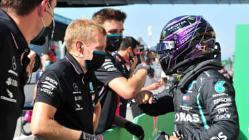 Lewis Hamilton, Mercedes, Formula 1 (Photo by JENNIFER LORENZINI/POOL/AFP via Getty Images)