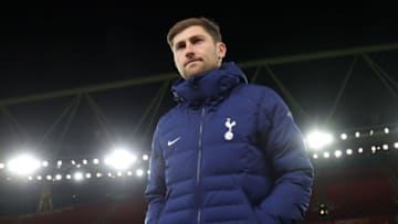 LONDON, ENGLAND - DECEMBER 19: Ben Davies of Tottenham Hotspur looks on prior to the Carabao Cup Quarter Final match between Arsenal and Tottenham Hotspur at Emirates Stadium on December 19, 2018 in London, United Kingdom. (Photo by Alex Morton/Getty Images)