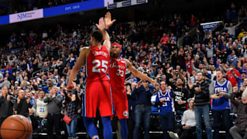 Ben Simmons, Tobias Harris | Philadelphia 76ers (Photo by Jesse D. Garrabrant/NBAE via Getty Images)