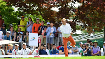 CHEONAN, SOUTH KOREA - JUNE 23: Choi Ho-sung of South Korea pictured during the third round of the Kolon Korea Open Golf Championship at Woo Jeong Hills Country Club on June 23, 2018 in Cheonan, South Korea. (Photo by Arep Kulal/Asian Tour/Asian Tour via Getty Images)