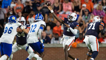 On3 Sports' JD PicKell questions if Auburn football needs to revisit the starting quarterback coming out of last year's fall camp in 2023 Mandatory Credit: The Montgomery Advertiser