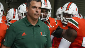 Mario Cristobal, Miami Hurricanes. (Photo by Eric Espada/Getty Images)