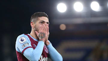 Manuel Lanzini, West Ham. (Photo by ALEX PANTLING/POOL/AFP via Getty Images)