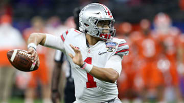 The New York Jets should make Justin Fields the second overall pick in the 2021 NFL Draft (Photo by Chuck Cook-USA TODAY Sports)