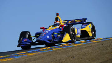 SONOMA, CA - SEPTEMBER 16: Alexander Rossi driver of the #27 Andretti Autosport Honda during the Verizon IndyCar Series Sonoma Grand Prix at Sonoma Raceway on September 16, 2018 in Sonoma, California. (Photo by Robert Laberge/Getty Images)