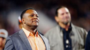 Barry Sanders, Oklahoma State Cowboys. (Photo by Brian Bahr/Getty Images)