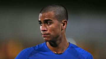 TELFORD, ENGLAND - OCTOBER 15: Reinier Jesus Carvalho of Brazil during the U17 International Youth Tournament game between England and Brazil at the New Bucks Head Stadium on October 15, 2018 in Telford, England. (Photo by James Baylis - AMA/Getty Images)
