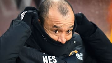 WOLVERHAMPTON, ENGLAND - DECEMBER 15: Nuno Espirito Santo, Manager of Wolverhampton Wanderers looks on prior to the Premier League match between Wolverhampton Wanderers and AFC Bournemouth at Molineux on December 15, 2018 in Wolverhampton, United Kingdom. (Photo by Clive Mason/Getty Images)