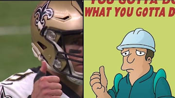 Las bromas a Drew Brees y los Saints no se hicieron esperar