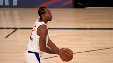 LA Clippers Kawhi Leonard (Photo by Mike Ehrmann/Getty Images)