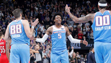 SACRAMENTO, CA - DECEMBER 23: on December 23, 2018 at Golden 1 Center in Sacramento, California. NOTE TO USER: User expressly acknowledges and agrees that, by downloading and or using this Photograph, user is consenting to the terms and conditions of the Getty Images License Agreement. Mandatory Copyright Notice: Copyright 2018 NBAE (Photo by Rocky Widner/NBAE via Getty Images)