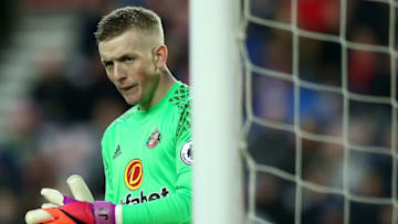 SUNDERLAND, ENGLAND - DECEMBER 17: Jordan Pickford, Goalkeeper of Sunderland looks on during the Premier League match between Sunderland and Watford at Stadium of Light on December 17, 2016 in Sunderland, England. (Photo by Jan Kruger/Getty Images)