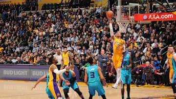 LOS ANGELES, CA - FEBRUARY 28: Jordan Clarkson