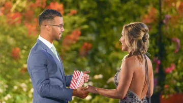 THE BACHELORETTE - "1601" - Clare Crawley will finally embark on her journey to find her soul mate as "The Bachelorette" returns for its sizzling 16th season on a new night. After putting Juan Pablo in his place on the memorable, 18th season finale of "The Bachelor," and gaining a new sense of resolve and self-worth, Clare is more than ready to put her romantic disappointments in the rearview mirror and start a wild ride to find her happily ever after on the season premiere of "The Bachelorette," TUESDAY, OCT. 13 (8:00-10:01 p.m. EDT), on ABC. (ABC/Craig Sjodin)JORDAN C., CLARE CRAWLEY