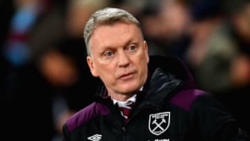 LONDON, ENGLAND - JANUARY 16: David Moyes, Manager of West Ham United looks on during The Emirates FA Cup Third Round Replay match between West Ham United and Shrewsbury Town at London Stadium on January 16, 2018 in London, England. (Photo by Dan Mullan/Getty Images)