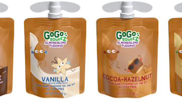 Gogo squeeZ AlmondBlend Pudding, photo provided by Gogo squeeZ