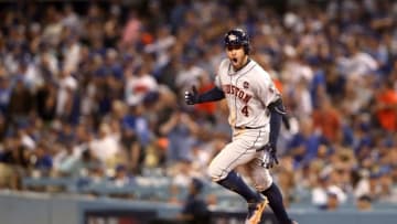 LOS ANGELES, CA - OCTOBER 25: George Springer