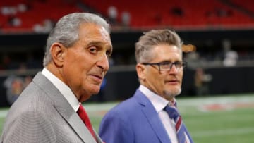 Atlanta Falcons Arthur Blank and Thomas Dimitroff (Photo by Kevin C. Cox/Getty Images)