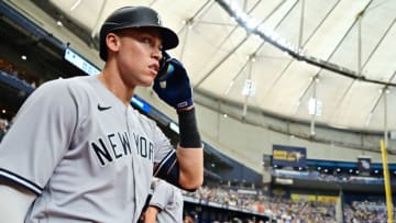 Aaron Judge #99 of the New York Yankees. (Photo by Julio Aguilar/Getty Images)