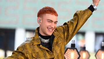 LONDON, ENGLAND - JUNE 06: Olly Alexander performs during the Virgin Media British Academy Television Awards 2021 at Television Centre on June 06, 2021 in London, England. (Photo by Dave J Hogan/Getty Images)