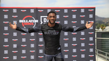 AJ McKee poses for a photo during his Bellator 228 open work-out in Los Angeles, CA. (photo by Amy Kaplan/FanSided)
