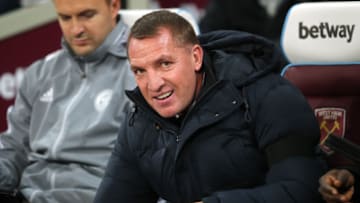 Leicester City's Brendan Rodgers (Photo by Marc Atkins/Getty Images)