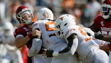 T'Vondre Sweat, Moro Ojomo, Spencer Rattler, Texas Football Mandatory Credit: Bryan Terry-USA TODAY NETWORK