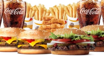 Coke-Burger King Homegating offer, photo Burger king