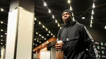 BOSTON, MA - NOVEMBER 16: Guerschon Yabusele #30 of the Boston Celtics enters the arena before the game against the Golden State Warriors on November 16, 2017 at the TD Garden in Boston, Massachusetts. NOTE TO USER: User expressly acknowledges and agrees that, by downloading and or using this photograph, User is consenting to the terms and conditions of the Getty Images License Agreement. Mandatory Copyright Notice: Copyright 2017 NBAE (Photo by Brian Babineau/NBAE via Getty Images)