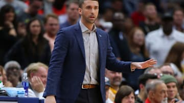 NEW ORLEANS, LOUISIANA - MARCH 03: Head coach Ryan Saunders of the Minnesota Timberwolves. (Photo by Jonathan Bachman/Getty Images)