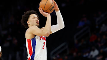 Detroit Pistons guard Cade Cunningham Credit: Rick Osentoski-USA TODAY Sports
