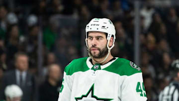 LOS ANGELES, CA - FEBRUARY 28: Dallas Stars defenseman Roman Polak (45) during the NHL regular season hockey game against the Los Angeles Kings on Thursday, Feb. 28, 2019 at the Staples Center in Los Angeles, Calif. (Photo by Ric Tapia/Icon Sportswire via Getty Images)