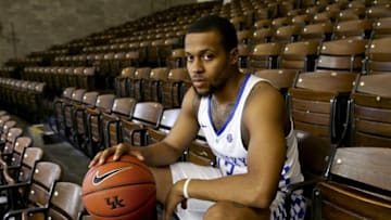 Sep 15, 2016; Lexington, KY, USA; Kentucky Wildcats guard Isaiah Briscoe (13) during Kentucky media day at Memorial Coliseum. Mandatory Credit: Mark Zerof-USA TODAY Sports