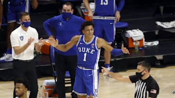 Duke basketball forward Jalen Johnson (Charles LeClaire-USA TODAY Sports)