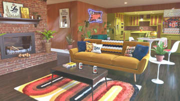 Miller Lite's 70s oasis, photo provided by Miller Lite