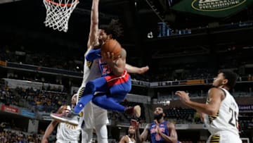 Detroit Pistons Derrick Rose. (Photo by Ron Hoskins/NBAE via Getty Images)