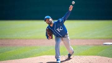 Danny Duffy #30 of the Kansas City Royals (Photo by Nic Antaya/Getty Images)