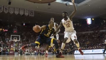 NORMAN, OK - JANUARY 16: Jevon Carter