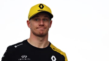 SUZUKA, JAPAN - OCTOBER 11: Nico Hulkenberg of Germany and Renault Sport F1 walks in the Paddock after practice for the F1 Grand Prix of Japan at Suzuka Circuit on October 11, 2019 in Suzuka, Japan. (Photo by Mark Thompson/Getty Images)