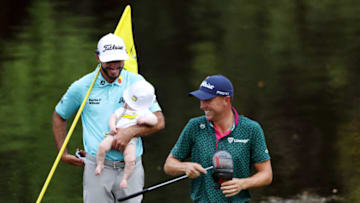 Max Homa and Justin Thomas, 2023 Masters Tournament,(Photo by Christian Petersen/Getty Images)