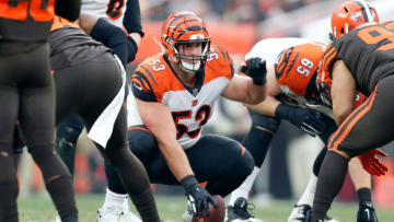 CLEVELAND, OH - DECEMBER 23: Billy Price #53 of the Cincinnati Bengals lines up for a play during the game against the Cleveland Browns at FirstEnergy Stadium on December 23, 2018 in Cleveland, Ohio. (Photo by Kirk Irwin/Getty Images)