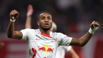Christopher Nkunku of RB Leipzig (Photo by Martin Rose/Getty Images)