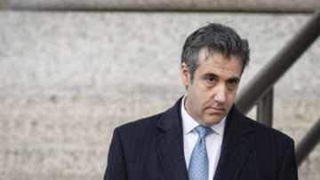 NEW YORK, NY - NOVEMBER 29: Michael Cohen, former personal attorney to President Donald Trump, exits federal court, November 29, 2018 in New York City. At the court hearing, Cohen pleaded guilty to making false statements to Congress about a Trump real estate project in Moscow during the 2016 presidential campaign. (Photo by Drew Angerer/Getty Images)