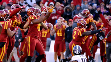AMES, IA - OCTOBER 28: linebacker Marcel Spears Jr.