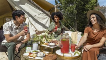Boursin Cheese Glamping recipes, photo provided by Boursin