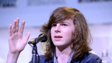 SAN DIEGO, CA - JULY 22: Actor Chandler Riggs attends AMC's 'The Walking Dead' panel during Comic-Con International 2016 at San Diego Convention Center on July 22, 2016 in San Diego, California. (Photo by Albert L. Ortega/Getty Images)
