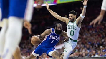 The Boston Celtics trading for a former MVP on the trade block "may harm the team's dynamic" according to Inside The Celtics' Eric Jay Santos Mandatory Credit: Bill Streicher-USA TODAY Sports